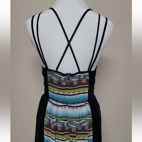 SANS SOUCI sheer see through skirt maxi dress size M - Picture 6 of 16